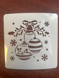 New Holly bauble stencil