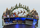 MDF Christmas Train scene