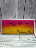 Beach Stencil and glitter pastes pack