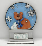 MDF character snow globes