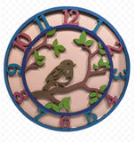 MDF clock in 3 variants