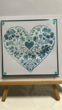 Gorgeous heart stencils in a choice of 3 designs