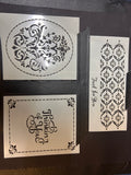 Damask Stencil set