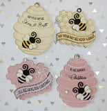 MDF Bee Hive Ornaments