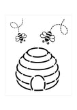 Beehive stencil