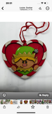 MDF Heart Christmas Baubles