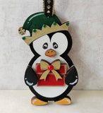 MDF penguin ornaments in choice of styles
