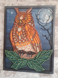 MDF owl in tree