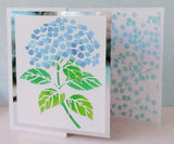2 layer Hydrangea Stencil