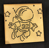 Spaceman stencil set
