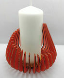 NEW curved candle set of 3