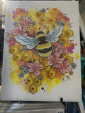 Diamond Art Beautiful Bee Canvas