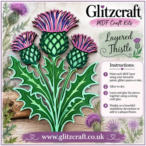 MDF layered thistle