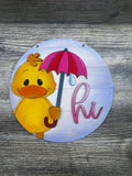 MDF duck plaque