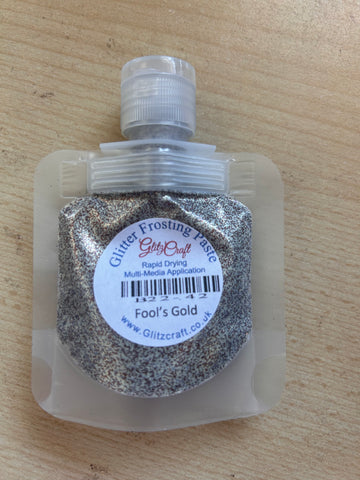 Fools gold glitter paste 30mls pouch