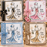 Pop clink fizz stencil