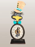 MDF crow faux clock