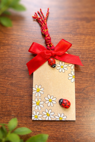 MDF Ladybug tags