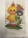 MDF duck with flowers