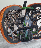 MDF 3D Halloween Pumpkin
