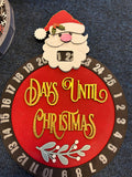 MDF finished sample Santa rotating advent