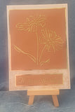 Line Drawn Flowers Stencil