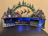 MDF Christmas Train scene
