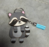 MDF 3d Animal Keychains, highland cow, rabbit, frog, cat, fox, raccoon and sheep