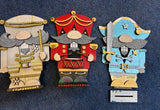 MDF set of 3 nutcrackers finished samples