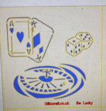 Casino stencil