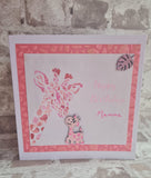 Giraffe Swirl Stencil