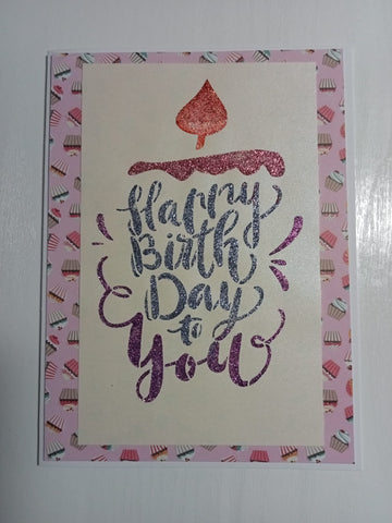 Happy Birthday to you stencil