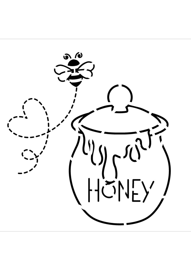 HONEY POT STENCIL Glitzcraft honey-pot-stencil-glitzcraft