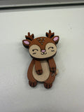 MDF 3d Animal Keychains, highland cow, rabbit, frog, cat, fox, raccoon and sheep