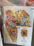 Diamond Art Beautiful Bee Canvas