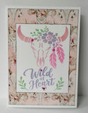 Wild at heart stencil