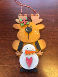 MDF finished samples Christmas ornaments in various designs