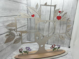 MDF lg photo frame with 5 photo frames