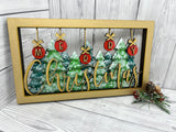 MDF layered Merry Christmas