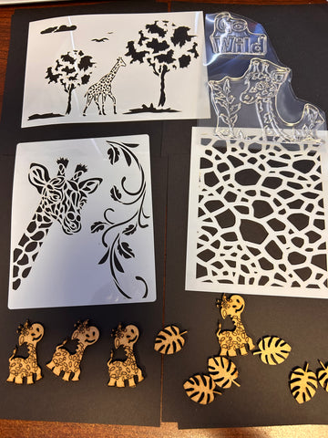 Mixed media giraffe kit
