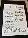 You are stamp set and stencil pack
