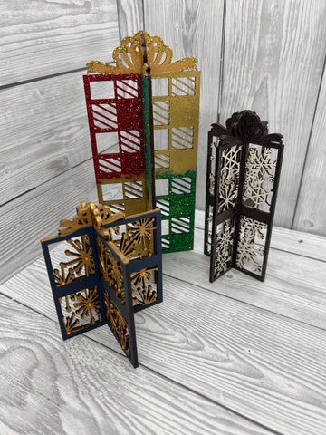 MDF Christmas presents finished sample