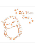 It's Your Day Owl Stencil