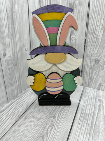 MDF Easter Mad Hatter Gnome
