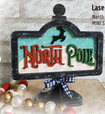 MDF North Pole / Merry Christmas and Gingerbread Baking Co Signs