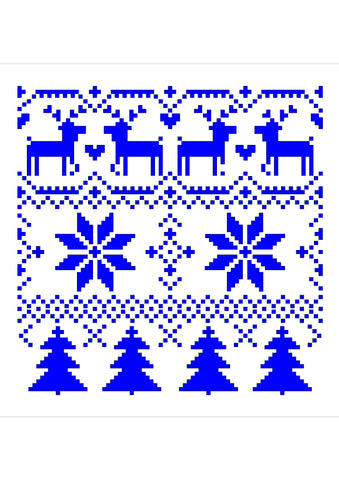 Snowflake Scandinavian sweater