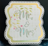 CLEARANCE - Mr and Mrs stencil