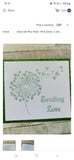 Sending love heart dandelion