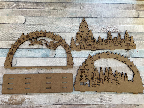 MDF Christmas Scene - available in 2 sizes