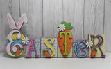 Easter or spring MDF word block